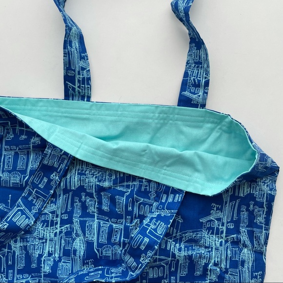 💜Host Pick💜 Brand New Unique Handmade Tote - Artist Sketch City - Picture 2 of 4